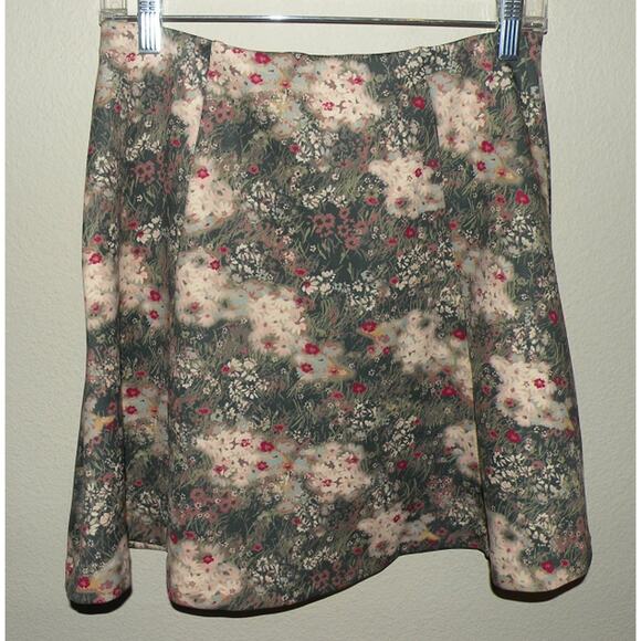 Lauren Conrad Disney Bambi Women's Floral Pull On Flare Skirt Size Small NWT - Picture 3 of 3